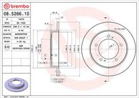 BREMBO 08526610 - Disco de freno - PRIME LINE