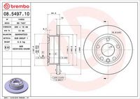 BREMBO 08549710 - Disco de freno - PRIME LINE