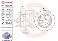 BREMBO 08555910 - Disco de freno - PRIME LINE