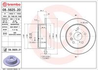 BREMBO 08562520 - Disco de freno - PRIME LINE