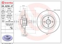 BREMBO 08.A238.47 - Disco de freno