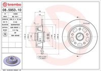 BREMBO 08595310 - Disco de freno - PRIME LINE