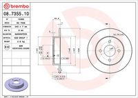 BREMBO 08735510 - Disco de freno - PRIME LINE