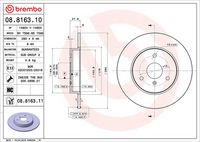 BREMBO 08816310 - Disco de freno - PRIME LINE