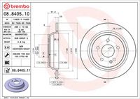 BREMBO 08.8405.11 - Disco de freno