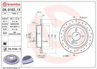 BREMBO 08.9163.1X - Disco de freno