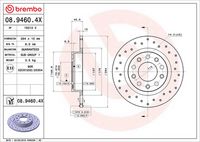 BREMBO 08.9460.4X - Disco de freno