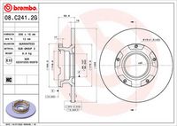 BREMBO 08C24120 - Disco de freno - PRIME LINE
