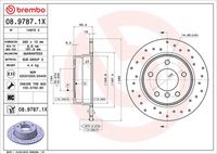 BREMBO 08.9787.1X - Disco de freno