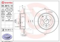 BREMBO 08991310 - Disco de freno - PRIME LINE