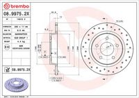 BREMBO 08.9975.2X - Disco de freno