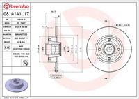 BREMBO 08A14117 - Disco de freno - PRIME LINE - With Bearing Kit