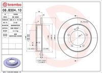 BREMBO 08B30410 - Disco de freno - PRIME LINE