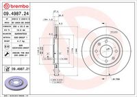 BREMBO 09.4987.24 - Disco de freno