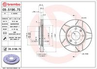 BREMBO 09519675 - Disco de freno - XTRA LINE - Max