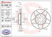 BREMBO 09556876 - Disco de freno - XTRA LINE - Max