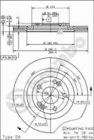 BREMBO 09462610 - Disco de freno - PRIME LINE