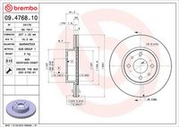 BREMBO 09476810 - Disco de freno - PRIME LINE