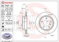 BREMBO 09772710 - Disco de freno - PRIME LINE