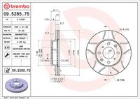 BREMBO 09528575 - Disco de freno - XTRA LINE - Max