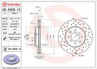 BREMBO 0955091X - Disco de freno - XTRA LINE - Xtra