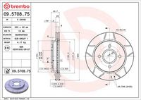 BREMBO 09570875 - Disco de freno - XTRA LINE - Max