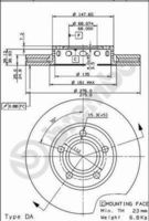BREMBO 09573410 - Disco de freno - PRIME LINE