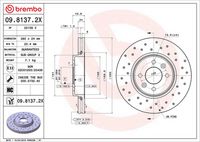 BREMBO 09.8137.2X - Disco de freno