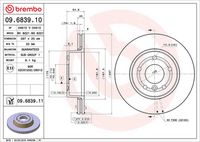 BREMBO 09683910 - Disco de freno - PRIME LINE