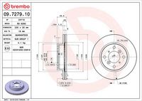 BREMBO 09727910 - Disco de freno - PRIME LINE