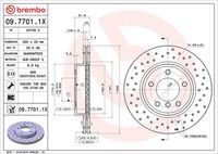 BREMBO 0977011X - Disco de freno - XTRA LINE - Xtra