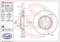 BREMBO 09.9162.14 - Disco de freno