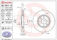 BREMBO 09787711 - Disco de freno - PRIME LINE - UV Coated