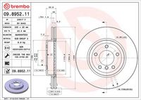 BREMBO 09895211 - Disco de freno - PRIME LINE - UV Coated