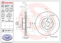BREMBO 09907711 - Disco de freno - PRIME LINE - UV Coated