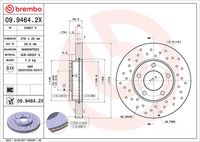 BREMBO 0994642X - Disco de freno - XTRA LINE - Xtra
