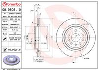 BREMBO 09950511 - Disco de freno - PRIME LINE - UV Coated