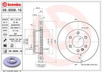 BREMBO 09950814 - Disco de freno - PRIME LINE