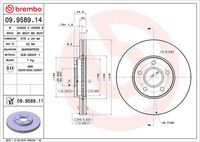 BREMBO 09958914 - Disco de freno - PRIME LINE