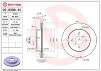 BREMBO 09959910 - Disco de freno - PRIME LINE