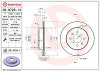 BREMBO 09972811 - Disco de freno - PRIME LINE - UV Coated
