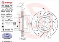 BREMBO 09982511 - Disco de freno - PRIME LINE - UV Coated