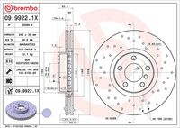 BREMBO 09992211 - Disco de freno - PRIME LINE - UV Coated