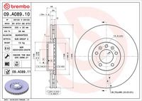 BREMBO 09A08910 - Disco de freno - PRIME LINE