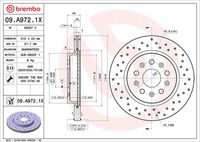 BREMBO 09.A972.1X - Disco de freno
