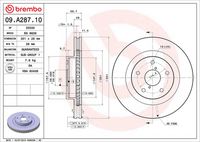 BREMBO 09A28710 - Disco de freno - PRIME LINE