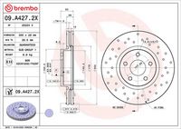 BREMBO 09A42721 - Disco de freno - PRIME LINE - UV Coated