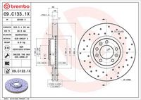 BREMBO 09C1331X - Disco de freno - XTRA LINE - Xtra