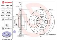 BREMBO 09C49711 - Disco de freno - PRIME LINE - UV Coated