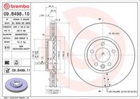 BREMBO 09B49811 - Disco de freno - PRIME LINE - UV Coated